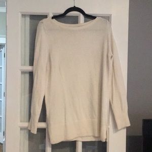 White sweater from loft